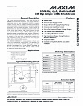 DataSheet MAX9911 pdf